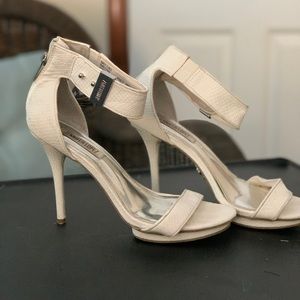 JLO white heel